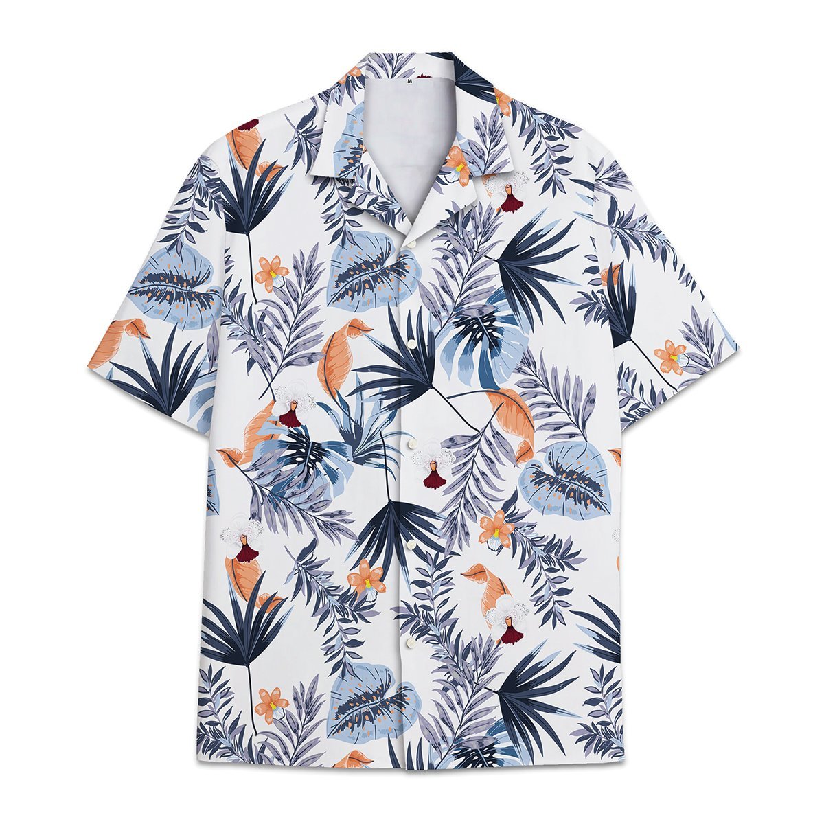 Hawaiian Shirt Flamingo Tropical Flower And Leaf Combined With Shirt