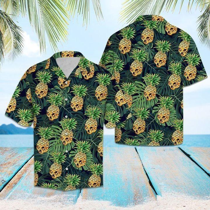 Skull Pineapple Hawaiian Shirt