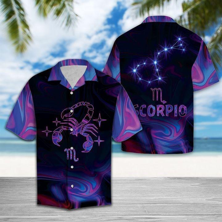 Amazing Scorpio Horoscope Hawaiian Shirt Zodiac Birthday Gifts