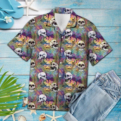 Amazing Skulls Hawaiian Shirt