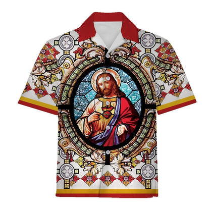 3D Hawaiian Outfit Jesus Shirt