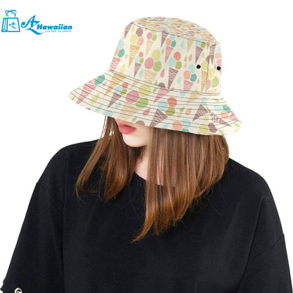 Ice cream cone pattern Unisex Bucket Hat