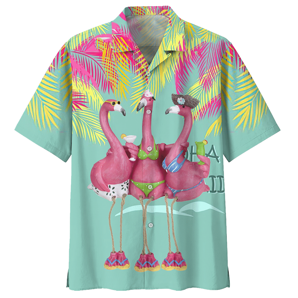 Flamingo Hawaiian Shirt Azs009