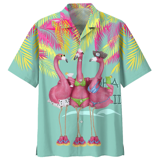 Flamingo Hawaiian Shirt Azs009