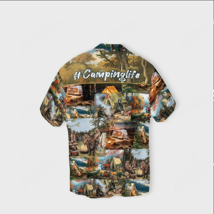 Camping Life 3D All Over Printed Hawaiian Shirt | Unique Beach