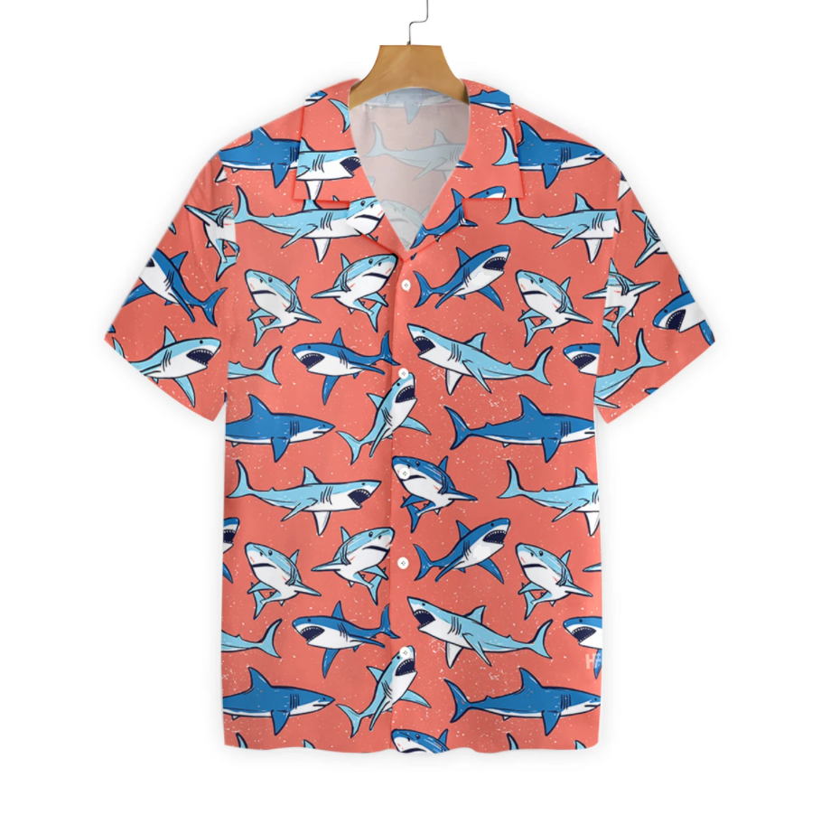 Shark Hawaii Shirt | Unique Beach Hawaiian