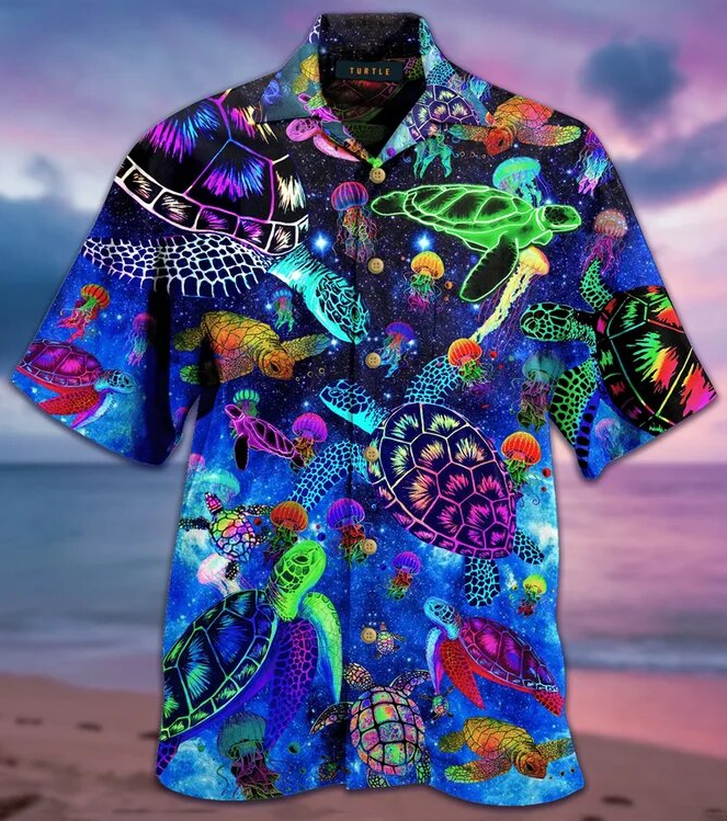 Apayprint- Turtle 3D All Over Printed Hawaiian Shirt | Unique Beach