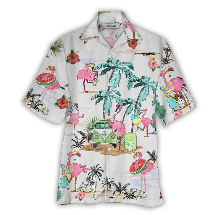 Flamingo Hawaiian Shirt | For Men & Women | Adult | HW5727