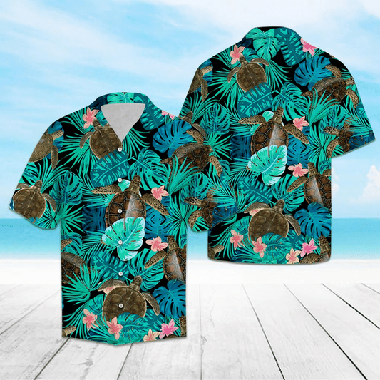 Awesome Turtle Hawaiian Shirt | Unisex | Adult | HW5034