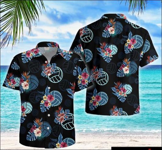 Volleyball Tropical Hawaiian Shirt | Unisex | Adult | HW5119