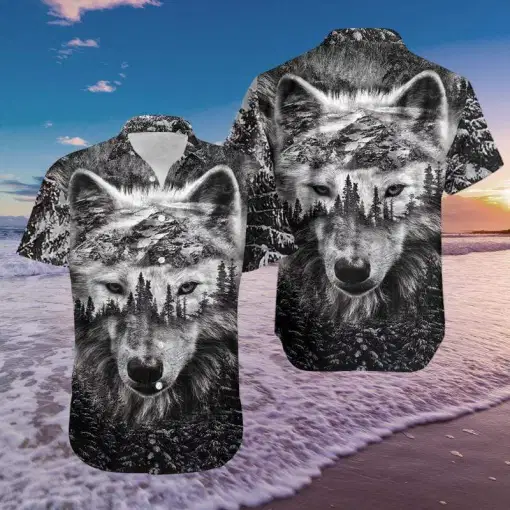 Wolf Hawaiian Shirt | For Men & Women | Adult | HW5991