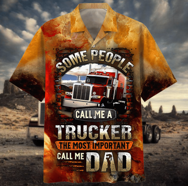 Some People Call Me A Trucker Hawaiian Shirt | For Men & Women | Adult | HW4021