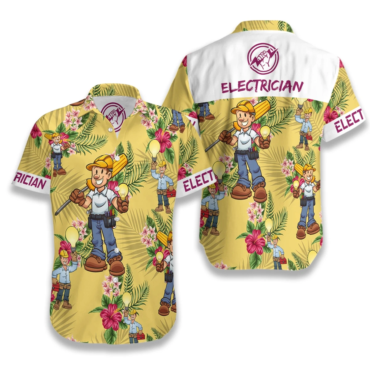 Electrician Hawaiian Shirt | For Men & Women | Adult | HW5329