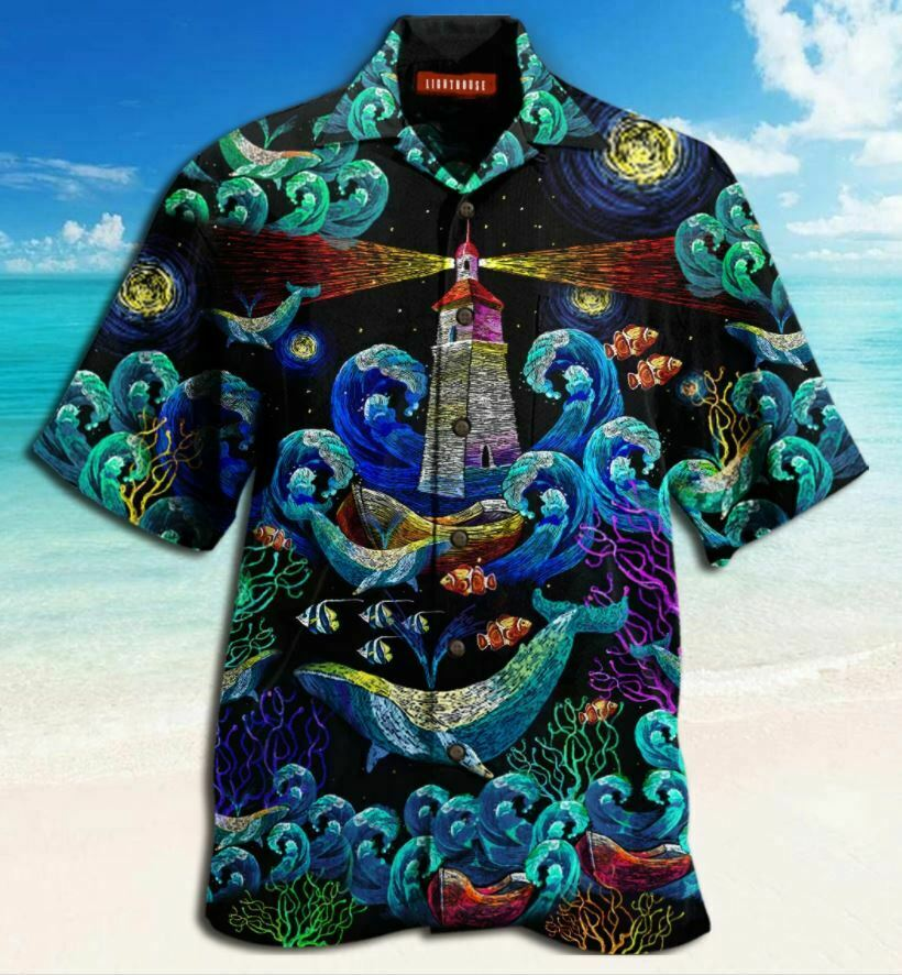 Amazing Finding Light Marine Life Hawaiian Shirt