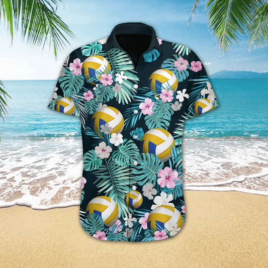 Volleyball Tropical Hawaiian Shirt | For Men & Women | Adult | HW5120