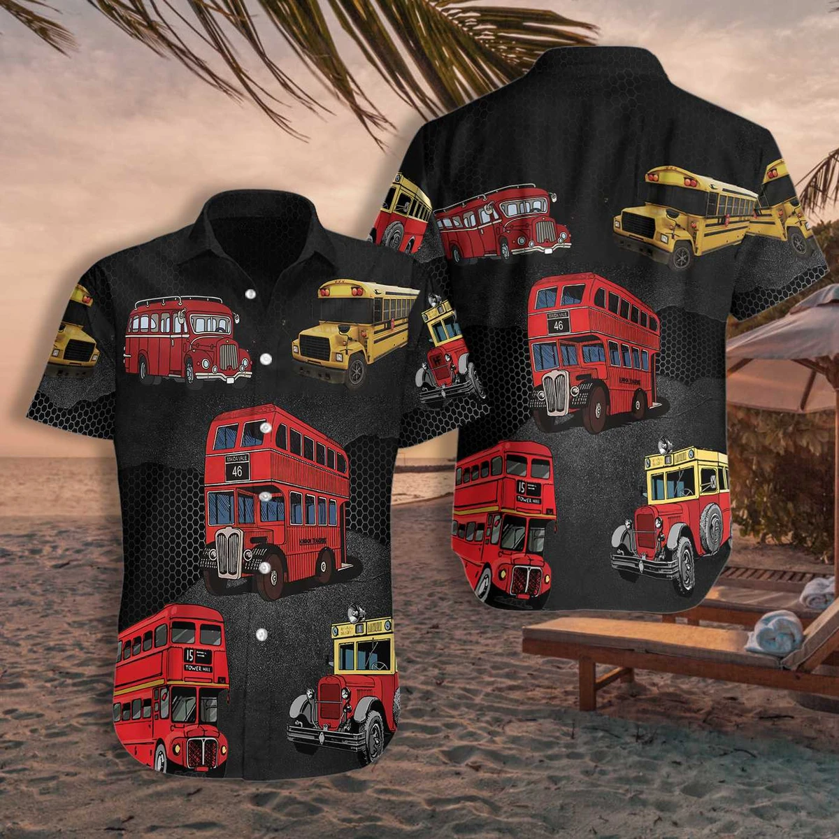 Trucker Hawaiian Shirt | For Men & Women | Adult | HW7524