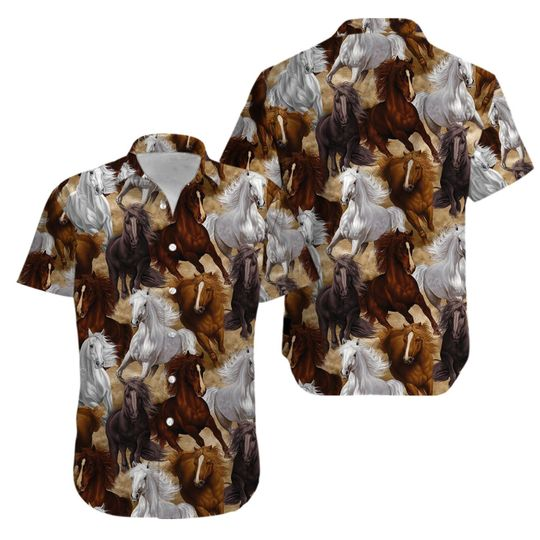 Horse Hawaiian Shirt | For Men & Women | Adult | HW5203