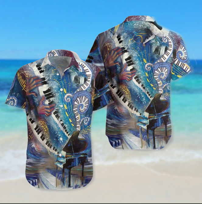 Where Words Fail Piano Speaks Hawaiian Shirt