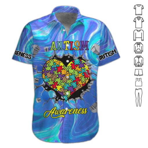 Autism Hawaiian Shirt