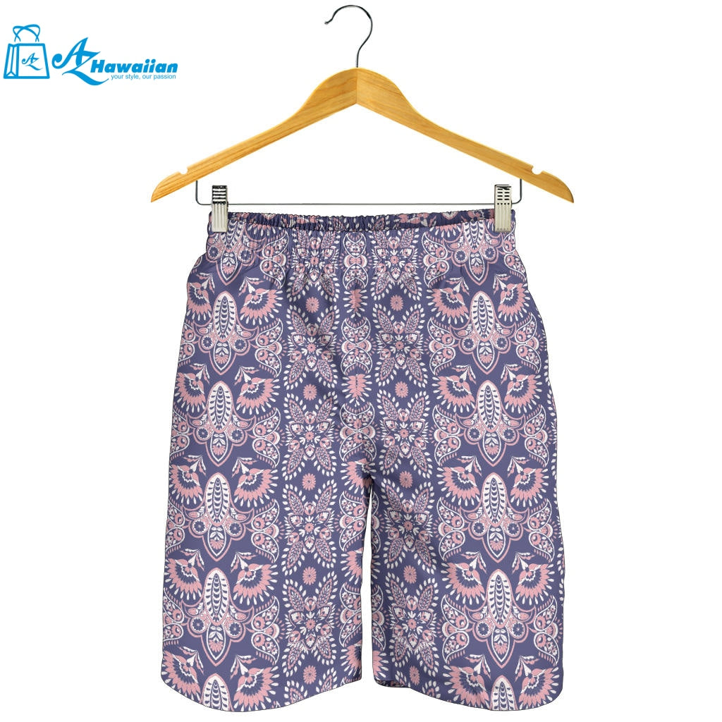 Indian Batik Style Pattern Men Shorts