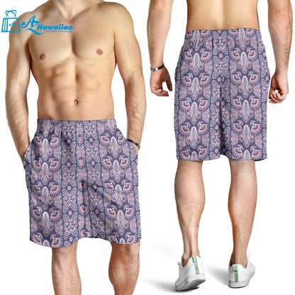 Indian Batik Style Pattern Men Shorts