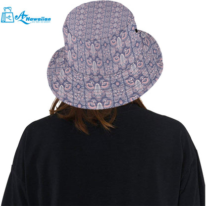 Indian Batik Style pattern Unisex Bucket Hat