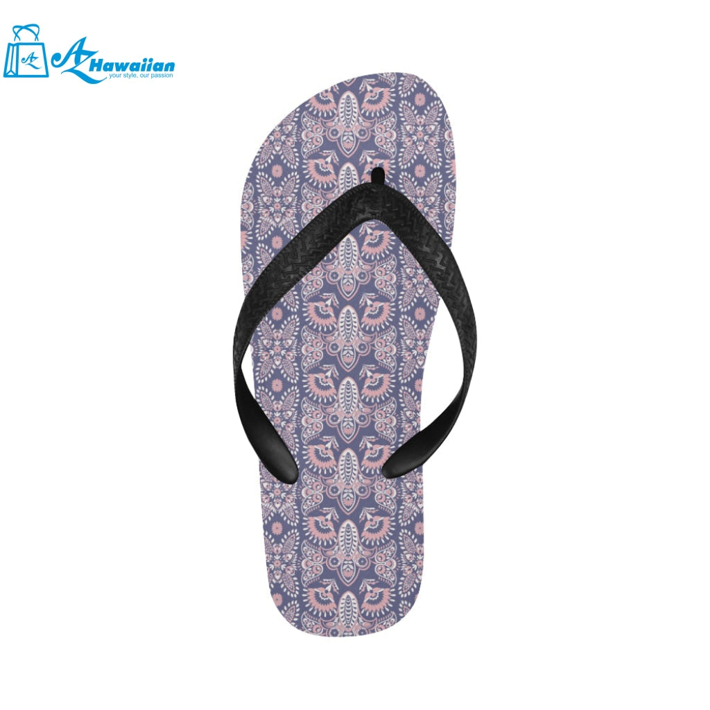 Indian Batik Style pattern Unisex Flip Flops