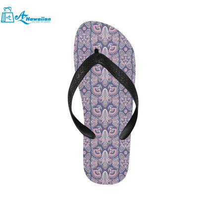 Indian Batik Style pattern Unisex Flip Flops