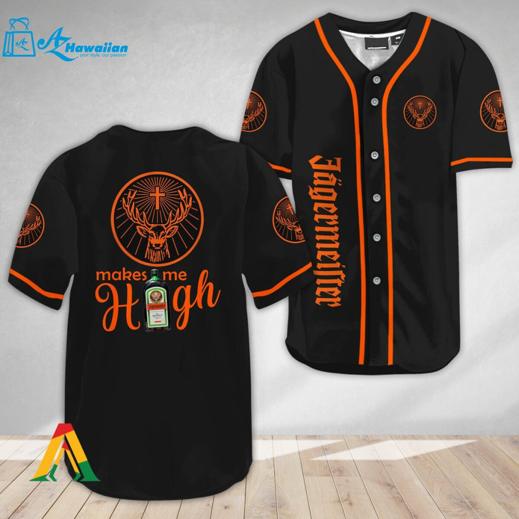 Jagermeister Make Me High Baseball Jersey