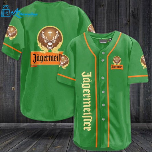 Jagermeister Whiskey Baseball Jersey 