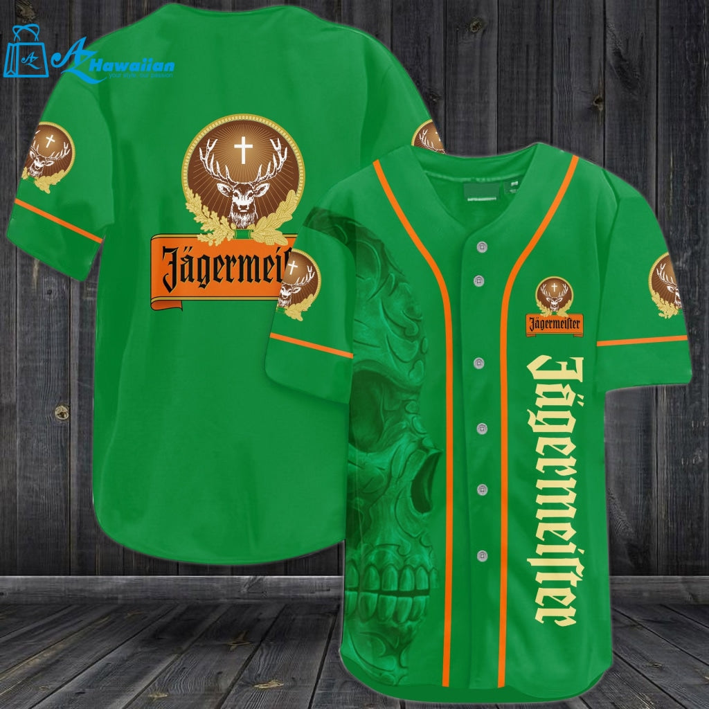 Jagermeister Whiskey Baseball Jersey 