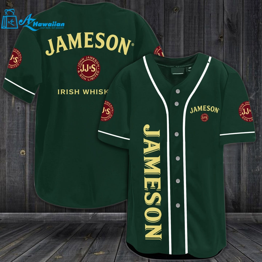 Jameson Irish Whiskey Baseball Jersey 