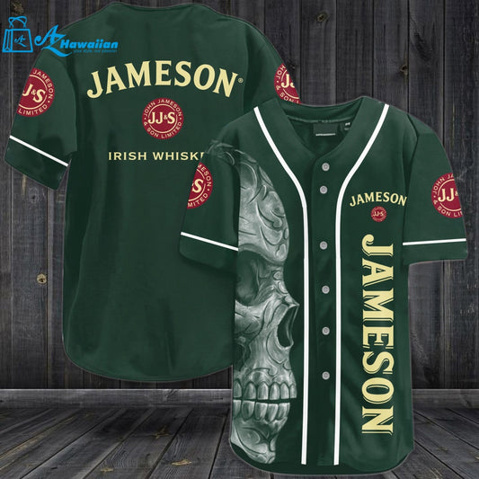 Jameson Skull Baseball Jersey 