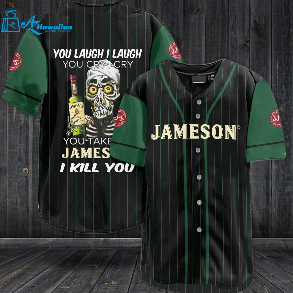 Jameson You Laugh I Laugh You Cry I Cry Baseball Jersey 