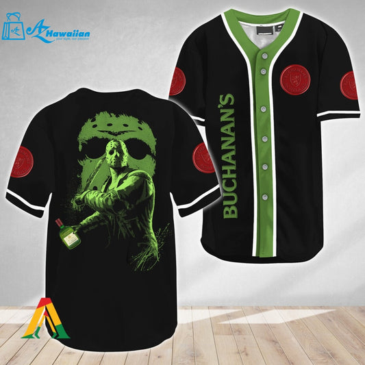 Jason Voorhees Friday The 13th Buchanan's Whisky Baseball Jersey