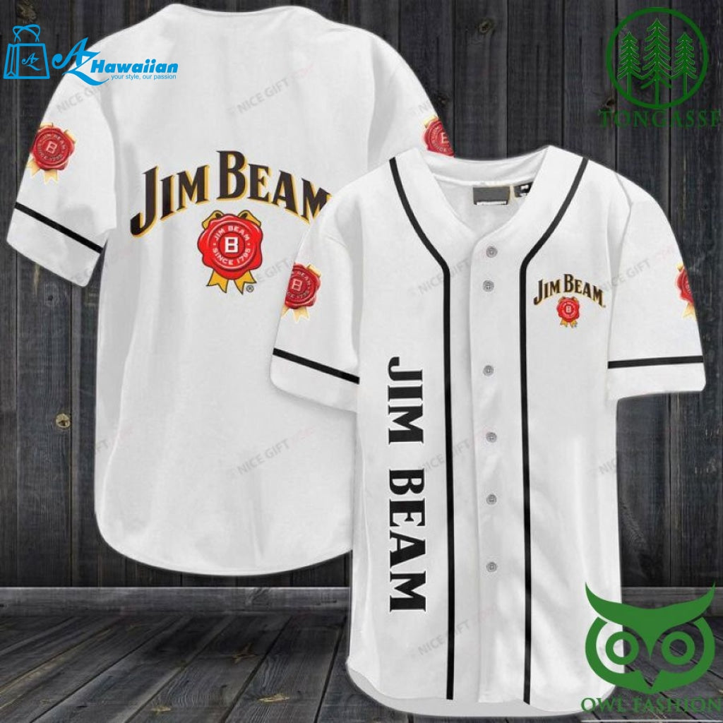 Jim Beam Baseball Jersey Shirt