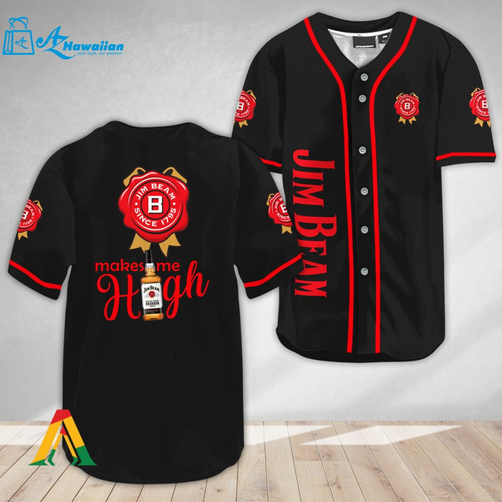 Jim Beam Make Me High Baseball Jersey