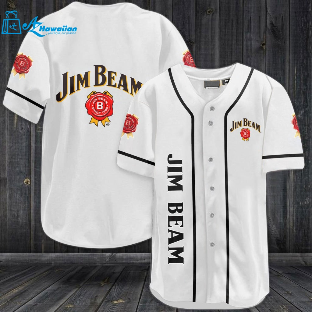 Jim Beam Whiskey Baseball Jersey 