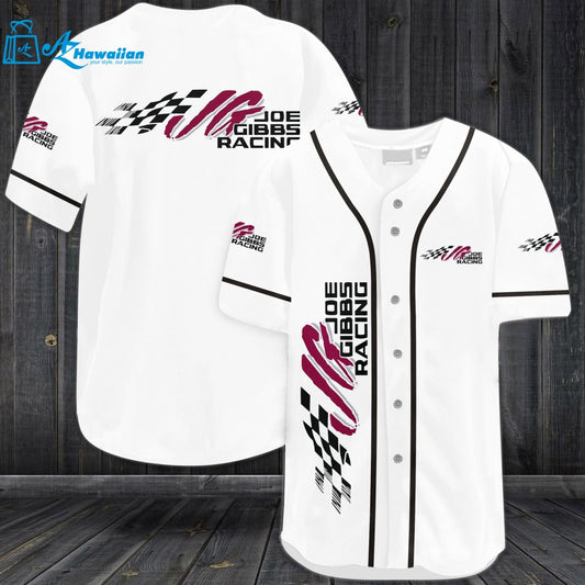 Joe Gibbs Racing Car Team Baseball Jersey