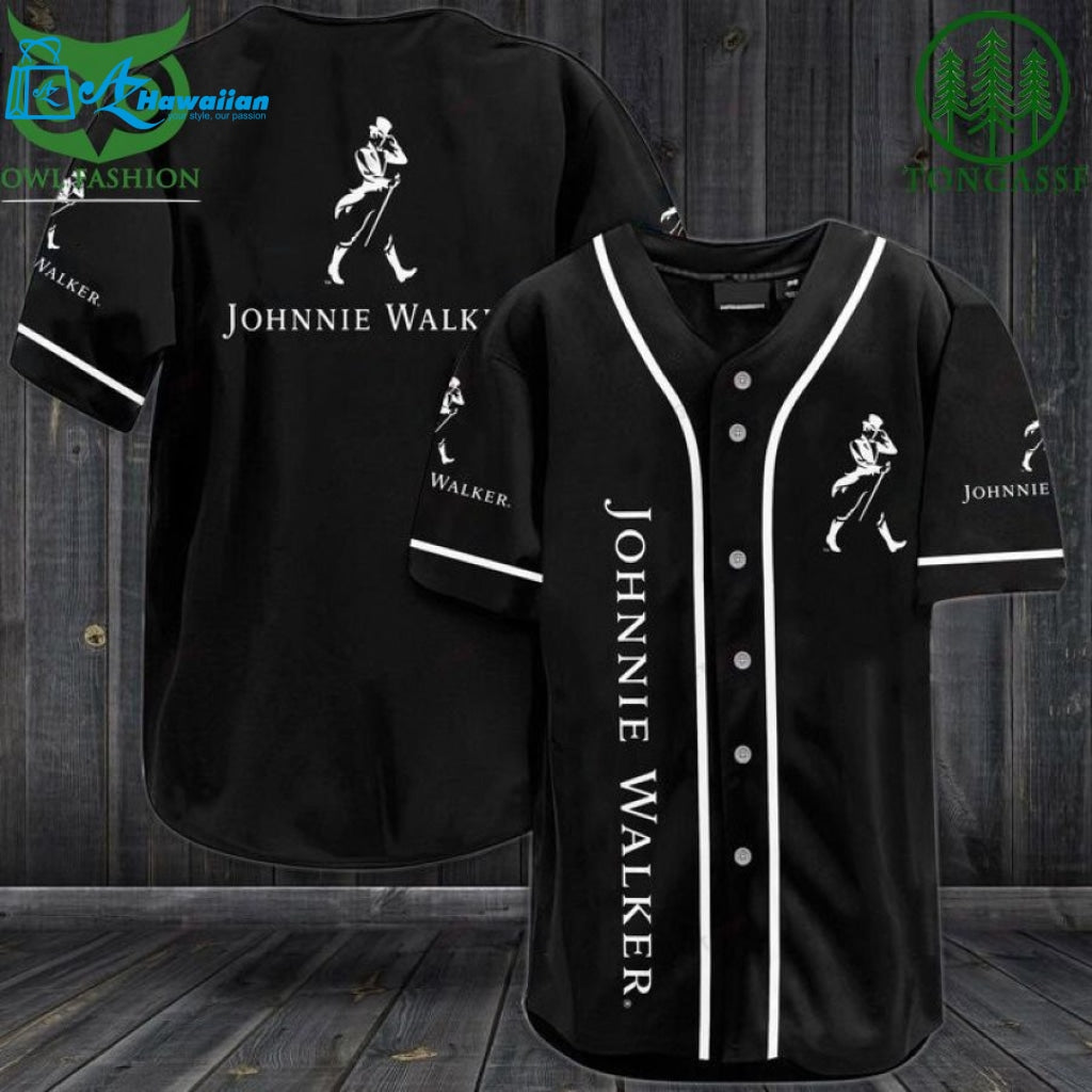 Johnnie Walker Baseball Jersey Shirt