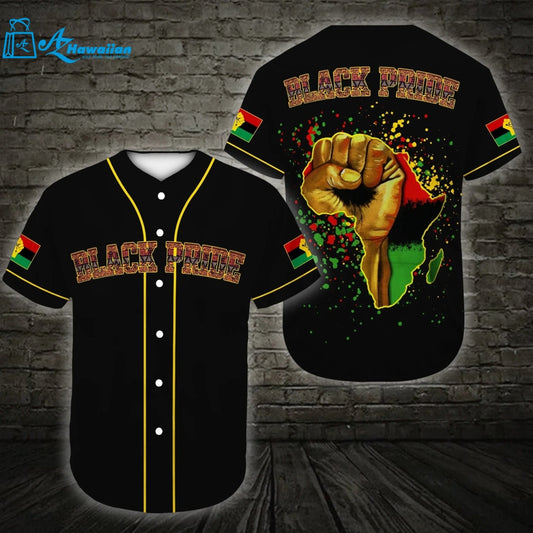 Juneteenth Black Power African American African Pride Baseball Jersey Shirt