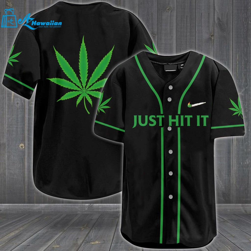 Just Hit It All Over Print Unisex Baseball Jersey 