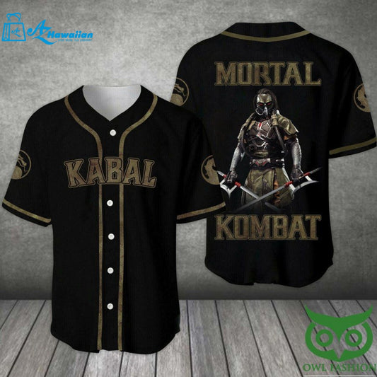 Kabal Mortal Kombat Baseball Jersey Shirt