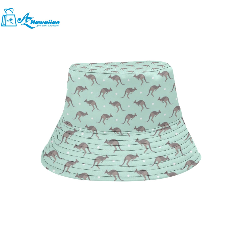 Kangaroo pattern background Unisex Bucket Hat