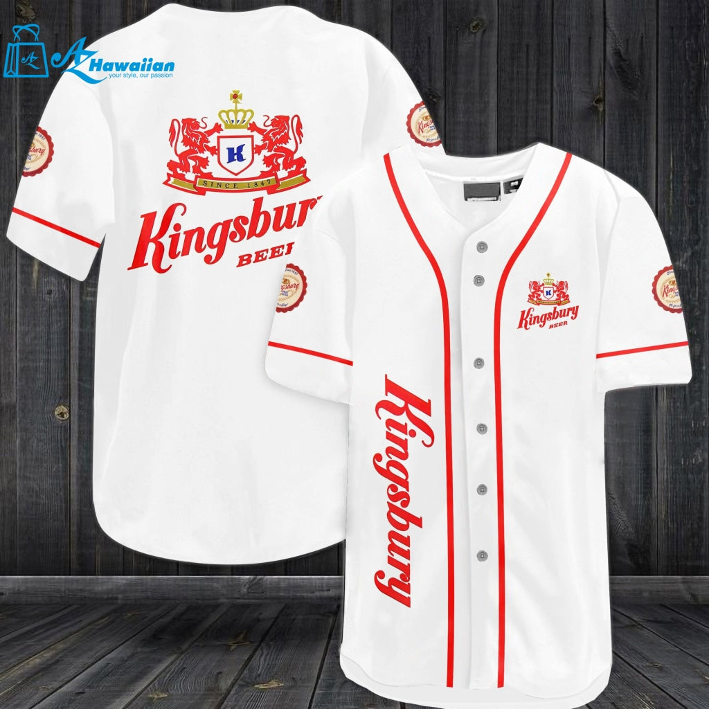 Kingsbury Beer Baseball Jersey 