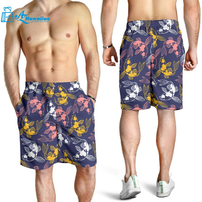 Koi Fish Carp Fish Pattern Men Shorts