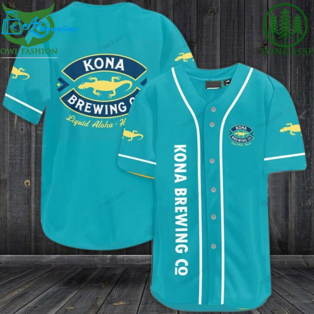 Kona Brewing Baseball Jersey Shirt