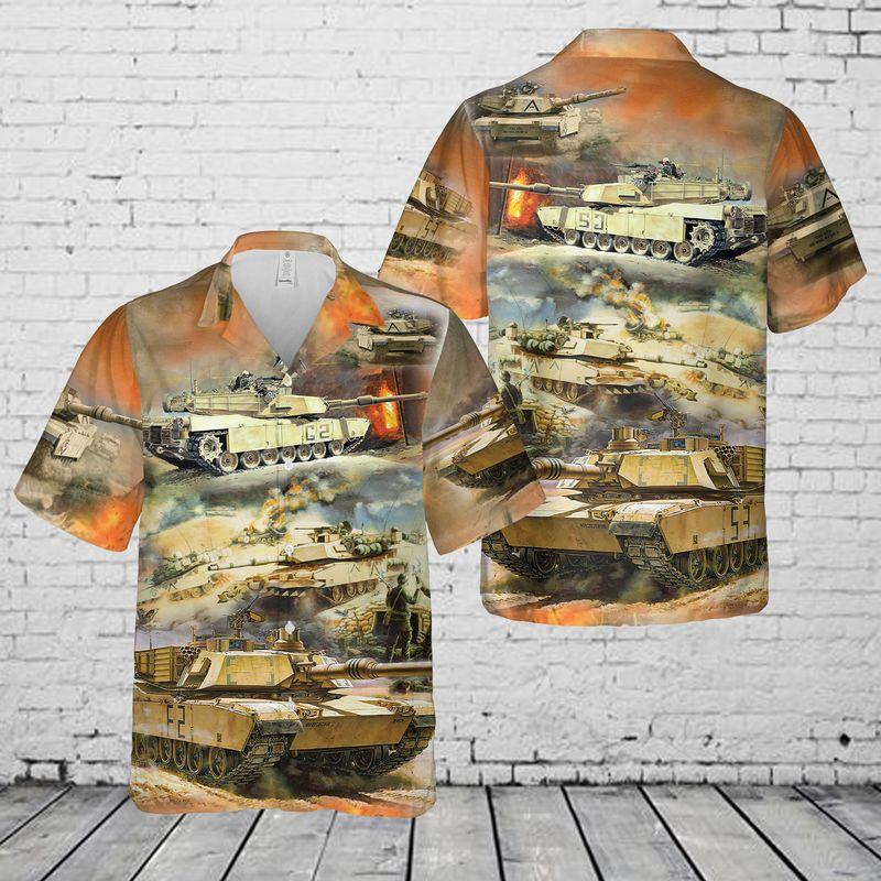 Abrams Tank Hawaiian Shirt For Men Women