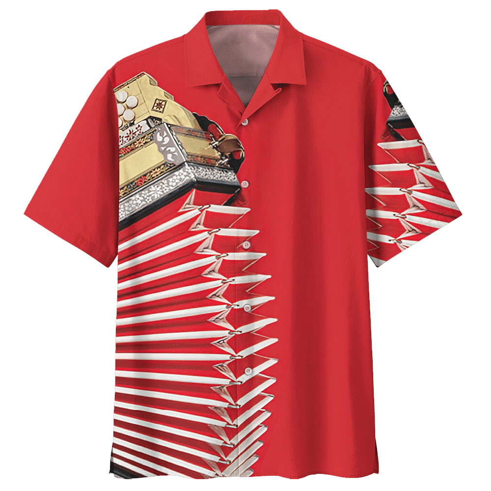 Accordion Hawaiian Shirt For Men Women