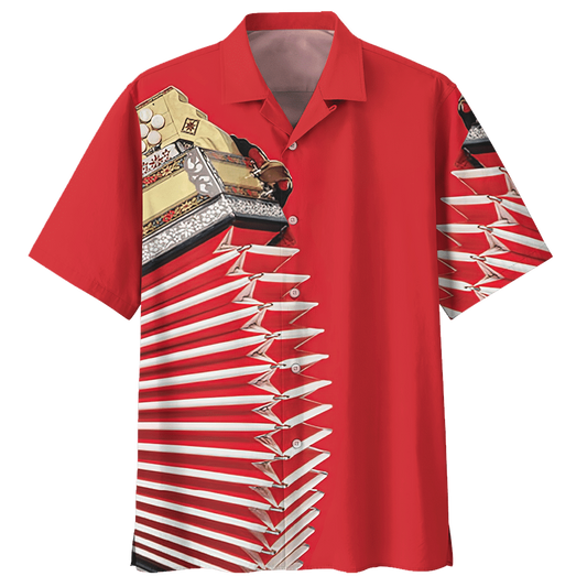 Accordion Hawaiian Shirt For Men Women